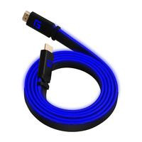 Floating Grip HDMI Kabel High Speed 8K/60Hz LED 1.5m blau