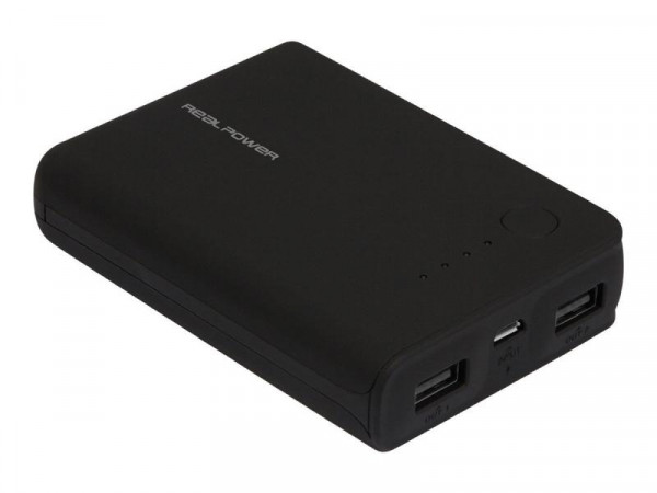 Powerbank Realpower PB-10k black