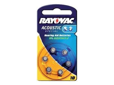 Rayovac Acoustic Special PR70/10A 1,4V Hörgeräte-Knopfzelle