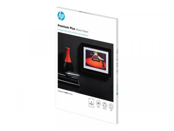 Fotopapier HP Premium Plus 210x297 20 Stück seidenmatt