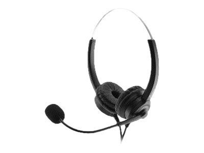 MediaRange Headset binaural Stereo USB 2.0 Schwarz