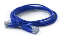 Wantec Patchkabel UTP CAT6a d=2,8mm 0,25m blau