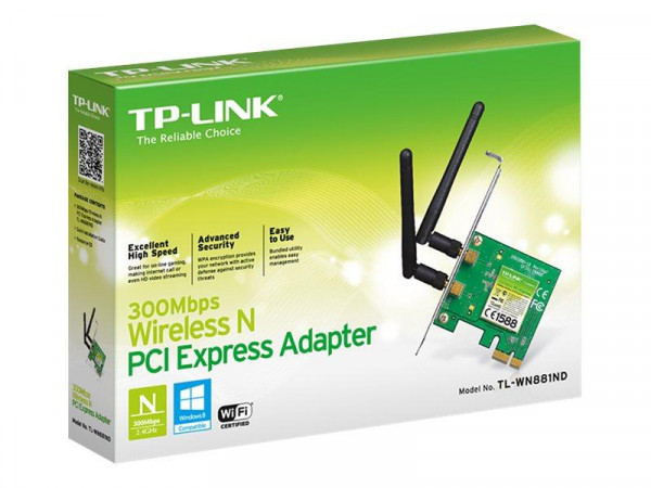 WL-PCI Express TP-Link TL-WN881ND (300MBit)
