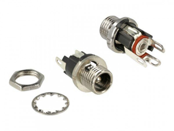 DELOCK Steckverbinder DC 5.5x2.5x9.5mm Bu zum Einbau