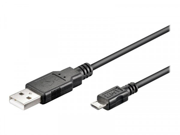 USB Kabel A -> micro B St/St 1.80m sw