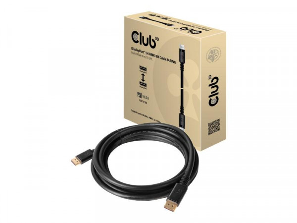 Club3D DisplayPort-Kabel 1.4 HBR3 32,4Gb/s 4m 8K60Hz