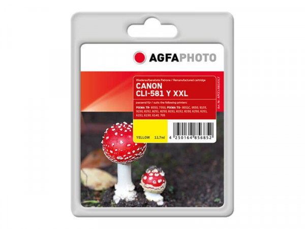 AgfaPhoto Patrone Canon APCCLI581XXLY ers. CLI-581Y XXL