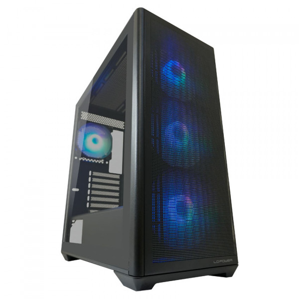 LC-Power Geh Midi ATX Gaming 811B - Meshwork_XL Dark - o.N.