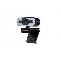 Verbatim Webcam mit Mikro+Licht AWC-02 Full HD 1080p Autof