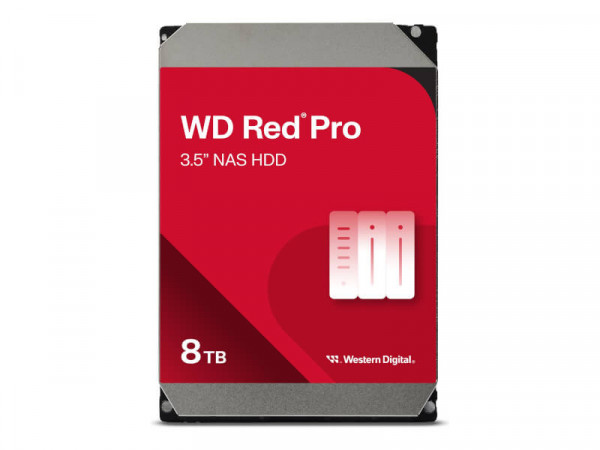 WD Red Pro 8.9cm (3.5") 8TB SATA3 7200 256MB WD8005FFBX