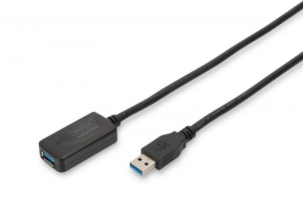 DIGITUS Repeaterkabel Verlängerung USB 3.0 Typ A St/Bu 5.00m