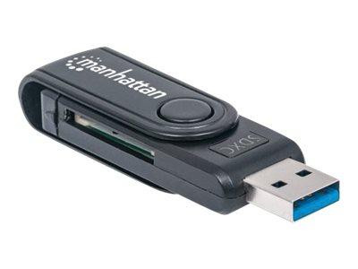 Manhattan Mini Multi-Card Reader/Writer USB 3.0 24-in-1