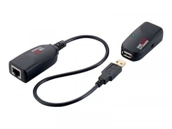 LogiLink USB 2.0 CAT5 Verlängerung (Extender) bis 50m PoE