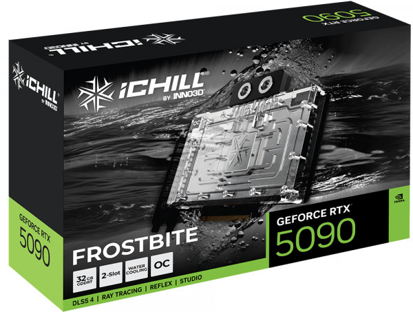 Inno3D RTX5090 iChill Frostbite 32GB GDDR7 HDMI 3xDP