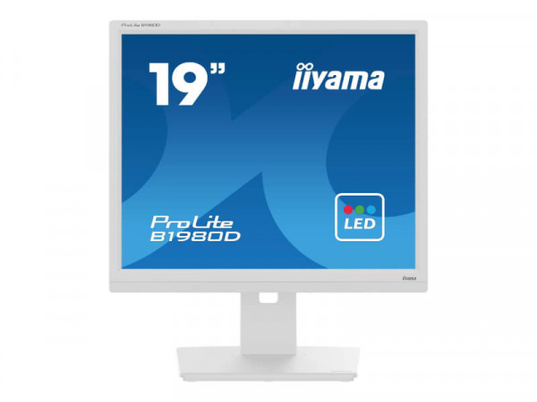 IIYAMA 48.0cm (19") B1980D-W5 5:4 VGA+DVI Lift white