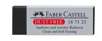 FABER-CASTELL Radiergummi Kunststoff Dust-free schwarz