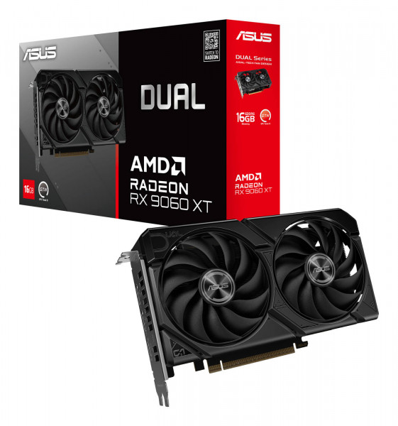 ASUS DUAL-RX9060XT-16G 16GB GDDR6 HDMI DP