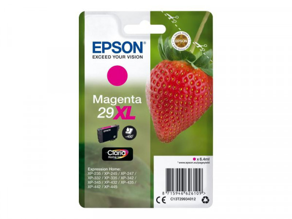 Patrone Epson 29XL ExpressionHome XP magenta T2993 6,4ml