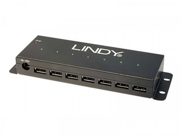 Lindy USB 2.0 Metall Hub 7 Port