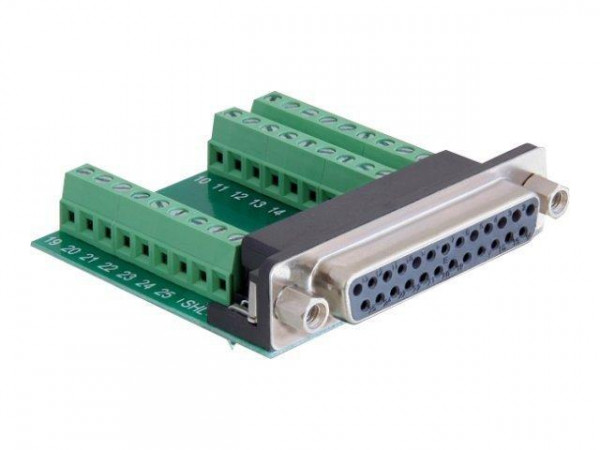 Adapter Delock Terminalblock 27Pin -> D-Sub25 Buchse