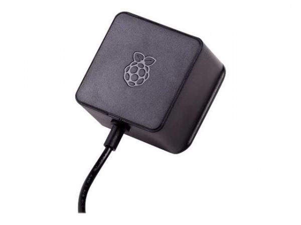 Netzteil Raspberry Original für PI4 USB C 5.1V 3A schwarz