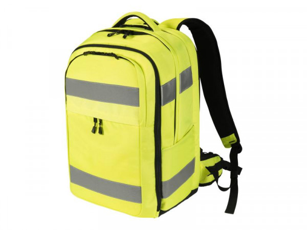 Dicota Backpack HI-VIS 32-38 litre 15.6"-17" yellow