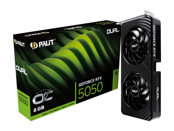 Palit RTX5050 DUAL OC 8GB GDDR6 HDMI 3xDP