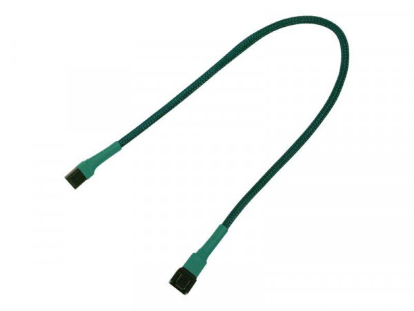Kabel Nanoxia 3-Pin Verlängerung, 30 cm, grün