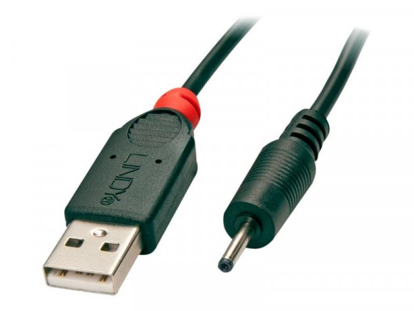 Lindy Adapterkabel USB A St - DC 2.35/0.7mm St 1.5m