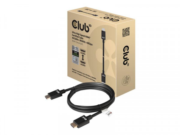 Club3D HDMI-Kabel A -> A 2.1 Ultra High Speed 10K HDR 1,5m