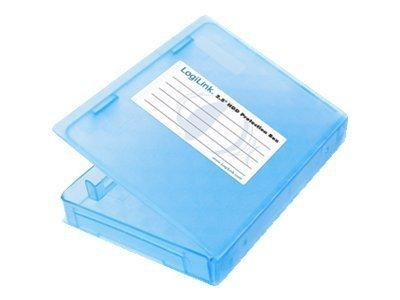 LogiLink HDD Schutz-Box für 1x 6.3cm (2,5") blau wasseresist
