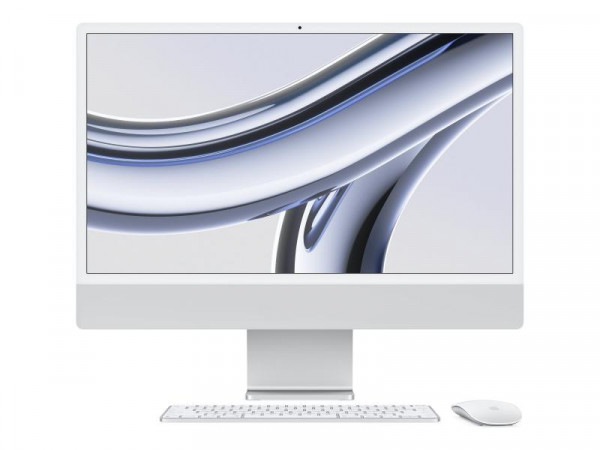 Apple iMac 4.5K (24") M3 8/10-Core/8GB/256GBSSD/Silber MacOS