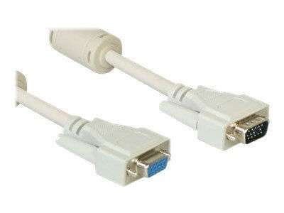 USB 2.0 Verlängerungskabel 0,5m – Stecker/Buchse Typ A, Transparent Mit Ferritkern, Für Datenübertragung