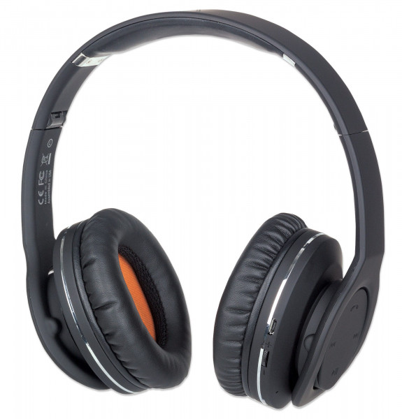 Headset Manhattan Fathom Wireless On-Ear Bluetooth schwarz