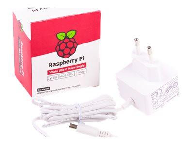 Raspberry Netzteil Original für PI4 USB C 5.1V 3A weiss