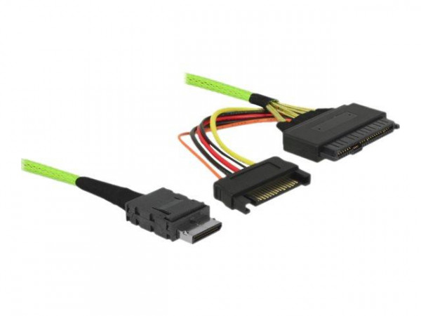 Delock Kabel OCuLink PCIe SFF-8611 zu U.2 SFF-8639 0,5 m