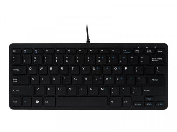 R-Go Compact-Tastatur DE-Layout schwarz