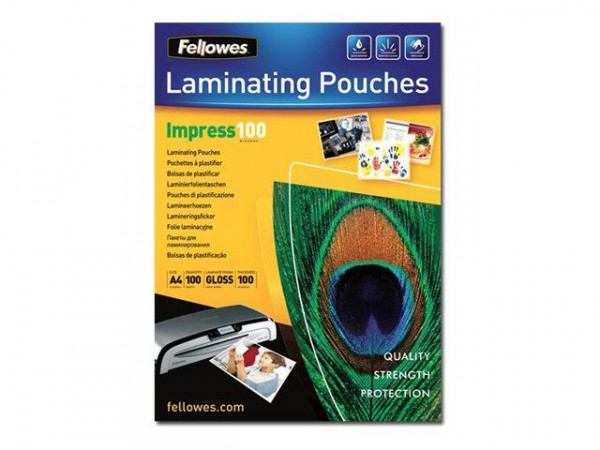 Fellowes Laminierfolie Capture A4 100 Mikron 100er Pack
