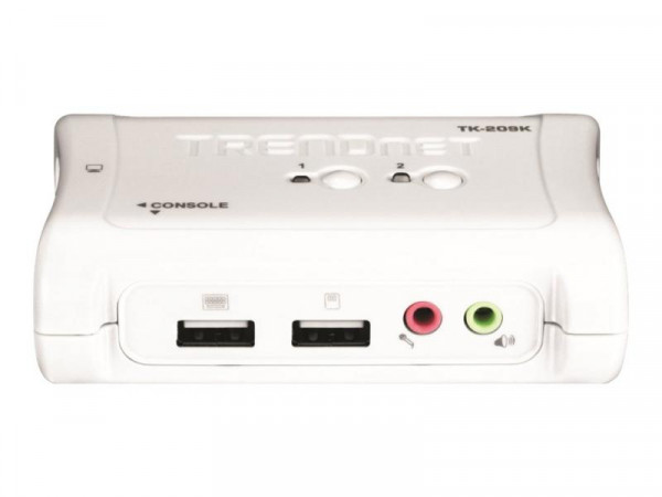 TRENDnet KVM 2-Port USB Switch Kit mit Audio