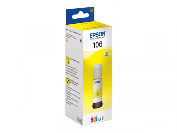 Tintenbehälter Epson 106 yellow T00R4