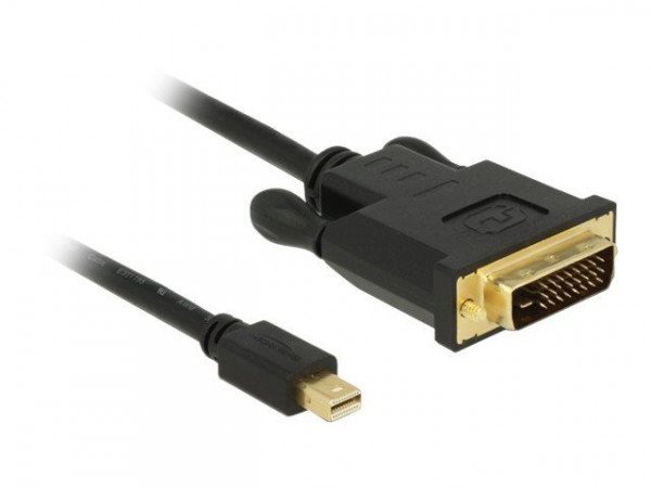 DELOCK Kabel mini DP 1.1 -> DVI (24+1) St/St 3.0m schwarz