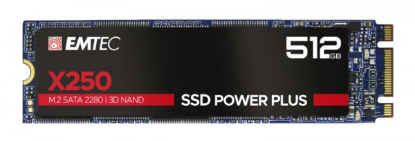 SSD 512GB EMTEC M.2 SATA X250 2,5" (6.3cm) intern
