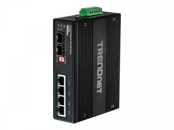 TRENDnet Switch 6-port Industrial Gbit UPoE Metall IP30