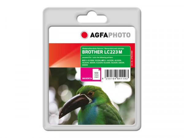 AgfaPhoto Patrone Brother APB223MD ers. LC223M magenta