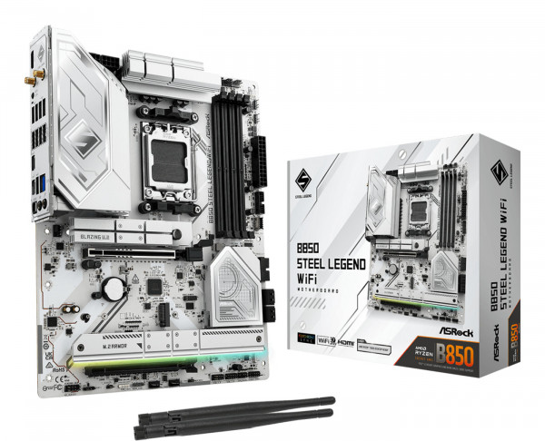 ASRock B850 Steel Legend WiFi AM5 ATX HDMI DDR5