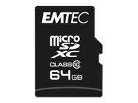 Emtec microSDHC 64GB Class10 Classic inkl. Adapter