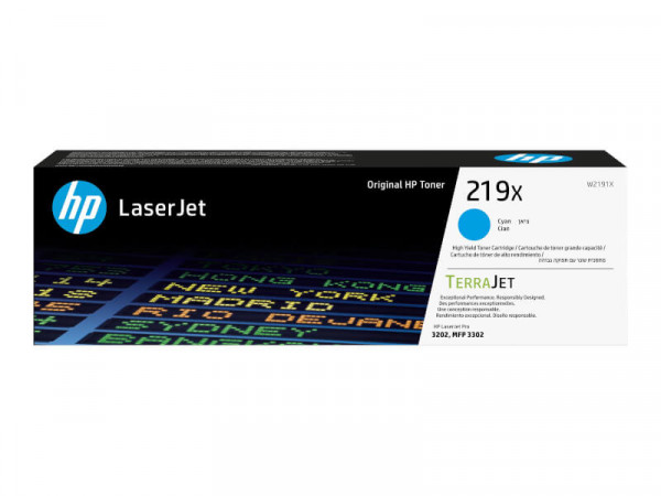 HP 219X Cyan LaserJet Tonerpatrone