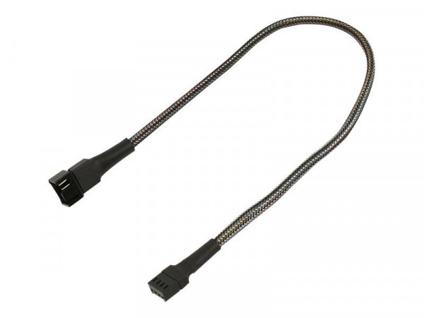 Kabel Nanoxia 4-Pin PWM Verlängerung, 30 cm, carbon