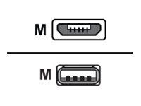 Sharkoon Kabel USB 2.0 A-B Micro 2,0m schwarz