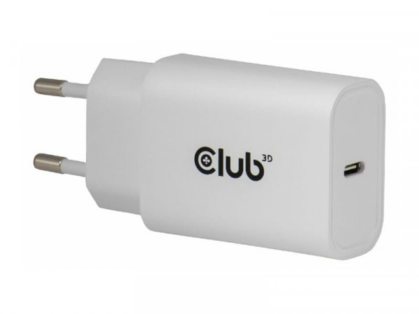 Club3D Lifestyle Ladegerät USB-C 30Watt, 2Stk weiß retail